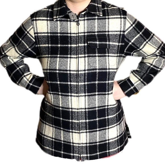 Pendleton Originals Black & White Check Jacket Size Medium Men’s Size 12 Women - Picture 1 of 11